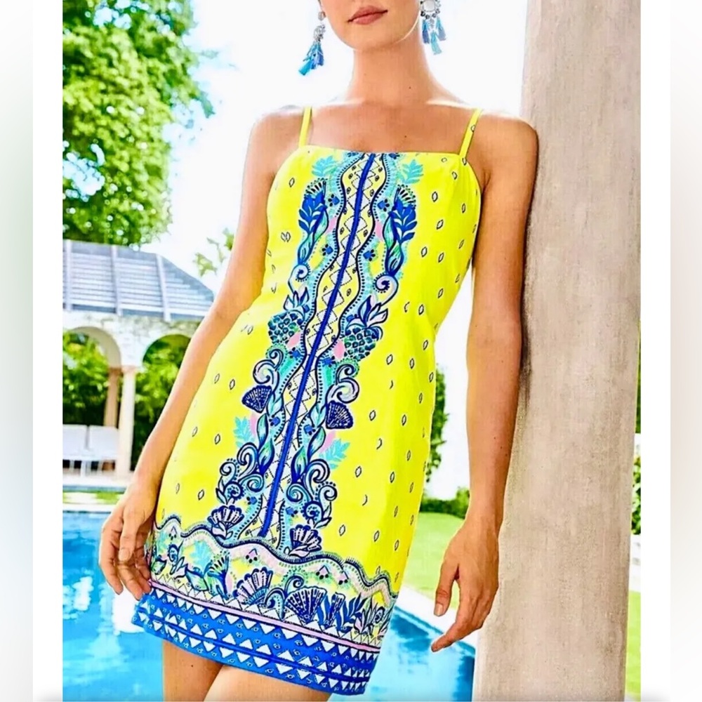 Lilly Pulitzer dress size 2  Shelli stretch Rivera Pineapple